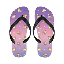 Load image into Gallery viewer, Elegant Corgi Delight Unisex Slippers - 7 Gradients-15