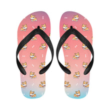 Load image into Gallery viewer, Elegant Corgi Delight Unisex Slippers - 7 Gradients-16