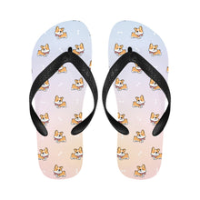 Load image into Gallery viewer, Elegant Corgi Delight Unisex Slippers - 7 Gradients-20