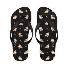 Load image into Gallery viewer, Elegant Corgi Delight Unisex Slippers - 7 Gradients-26
