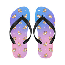 Load image into Gallery viewer, Elegant Corgi Delight Unisex Slippers - 7 Gradients-7