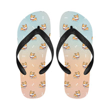 Load image into Gallery viewer, Elegant Corgi Delight Unisex Slippers - 7 Gradients-9