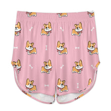Load image into Gallery viewer, Elegant Corgi Delight Women's Cami and Shorts Pajama Set-12