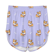 Load image into Gallery viewer, Elegant Corgi Delight Women's Cami and Shorts Pajama Set-16