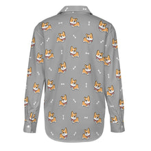 Load image into Gallery viewer, Elegant Corgi Delight Women's Shirt-28