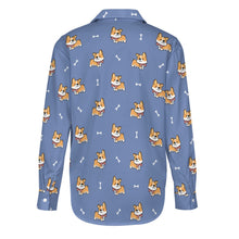 Load image into Gallery viewer, Elegant Corgi Delight Women's Shirt-5