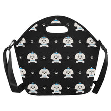 Load image into Gallery viewer, Elegant Maltese Puppy Neoprene Lunch Bag-12