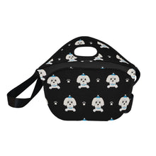 Load image into Gallery viewer, Elegant Maltese Puppy Neoprene Lunch Bag-15