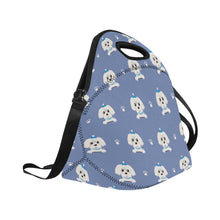 Load image into Gallery viewer, Elegant Maltese Puppy Neoprene Lunch Bag-7