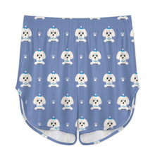 Load image into Gallery viewer, Elegant Maltese Puppy Women's Cami and Shorts Pajama Set-16