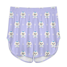 Load image into Gallery viewer, Elegant Maltese Puppy Women's Cami and Shorts Pajama Set-8