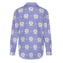 Load image into Gallery viewer, Elegant Maltese Puppy Women&#39;s Shirt-18