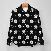 Load image into Gallery viewer, Elegant Maltese Puppy Women&#39;s Shirt-30