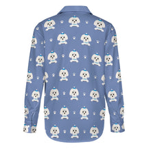 Load image into Gallery viewer, Elegant Maltese Puppy Women&#39;s Shirt-7