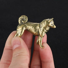 Load image into Gallery viewer, Elegant Shiba Inu Brass Figurine-1PC-05-1