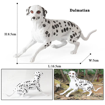 Elegant White Black Spotted Dalmatian Figurine Dalmatian 360x