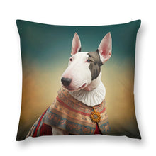 Load image into Gallery viewer, Elizabethan Whimsy Bull Terrier Plush Pillow Case-Bull Terrier, Dog Dad Gifts, Dog Mom Gifts, Home Decor, Pillows-8