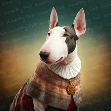 Load image into Gallery viewer, Elizabethan Whimsy Bull Terrier Wall Art Poster-Art-Bull Terrier, Dog Art, Home Decor, Poster-1