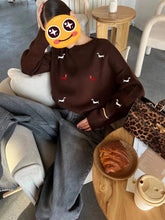 Load image into Gallery viewer, Embroidered Dachshund Pullover Sweater for Women-Sweater-2