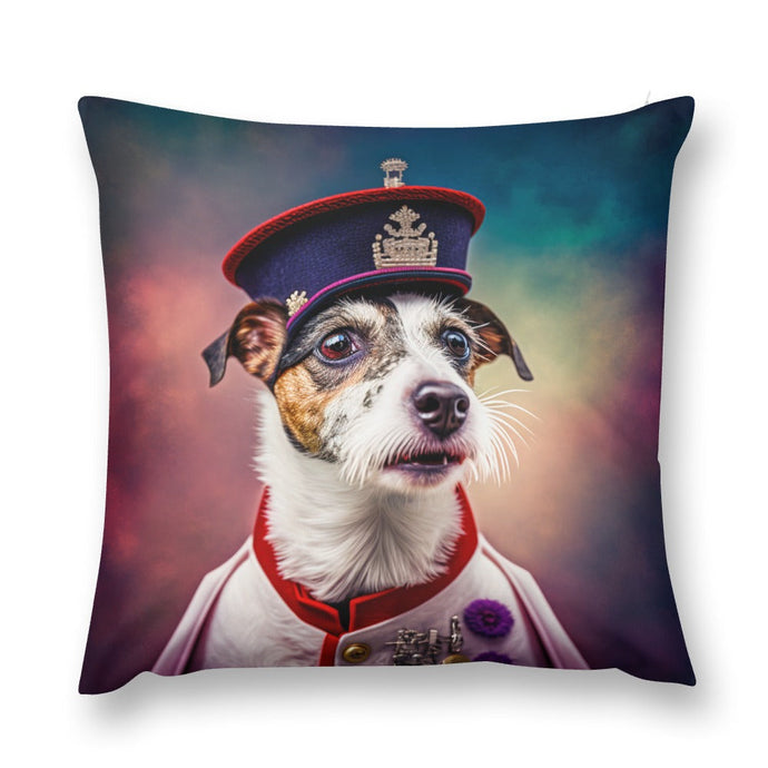 Empire Portrait Jack Russell Terrier Plush Pillow Case-Cushion Cover-Dog Dad Gifts, Dog Mom Gifts, Home Decor, Jack Russell Terrier, Pillows-12 