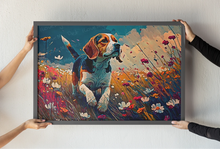 Load image into Gallery viewer, Enchanted Dreamscape Beagle Wall Art Poster-Art-Beagle, Dog Art, Home Decor, Poster-2