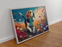 Load image into Gallery viewer, Enchanted Dreamscape Beagle Wall Art Poster-Art-Beagle, Dog Art, Home Decor, Poster-3
