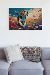 Enchanted Dreamscape Beagle Wall Art Poster-Art-Beagle, Dog Art, Home Decor, Poster-4
