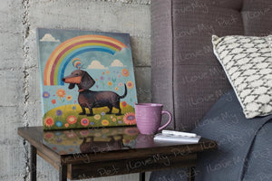 Enchanted Dreamscape Dachshund Wall Art Poster-Art-Dachshund, Dog Art, Home Decor, Poster-4