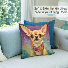 Load image into Gallery viewer, Enchanted Evening Chihuahua Plush pillow case-Cushion Cover-Chihuahua, Dog Dad Gifts, Dog Mom Gifts, Home Decor, Pillows-7