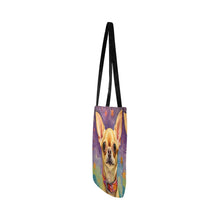 Load image into Gallery viewer, Enchanted Evening Chihuahua Shopping Tote Bag-Accessories-Accessories, Bags, Chihuahua, Dog Dad Gifts, Dog Mom Gifts-White-ONESIZE-4