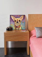 Load image into Gallery viewer, Enchanted Evening Fawn / Gold Chihuahua Framed Wall Art Poster-Art-Chihuahua, Dog Art, Home Decor, Poster-3