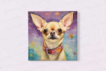 Load image into Gallery viewer, Enchanted Evening Fawn / Gold Chihuahua Framed Wall Art Poster-Art-Chihuahua, Dog Art, Home Decor, Poster-4