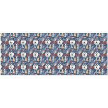 Load image into Gallery viewer, Enchanted Forest Husky Christmas Gift Wrapping Paper - 2 Rolls-Christmas Ornament-Christmas,Siberian Husky,Wrapping Paper-Black33-ONE SIZE-1