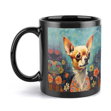 Load image into Gallery viewer, Enchanted Garden Chihuahua Coffee Mug-2