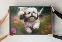 Load image into Gallery viewer, Enchanted Garden Shih Tzu Wall Art Poster-Art-Dog Art, Home Decor, Poster, Shih Tzu-2