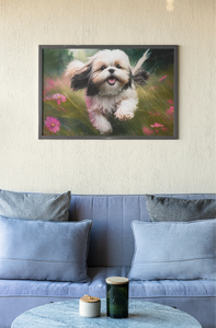 Enchanted Garden Shih Tzu Wall Art Poster-Art-Dog Art, Home Decor, Poster, Shih Tzu-6