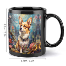 Load image into Gallery viewer, Enchanted Garden Stroll Corgi Coffee Mug-3