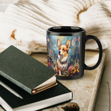 Load image into Gallery viewer, Enchanted Garden Stroll Corgi Coffee Mug-5