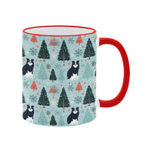 Load image into Gallery viewer, Enchanted Woods Border Collie Christmas Coffee Mug-4