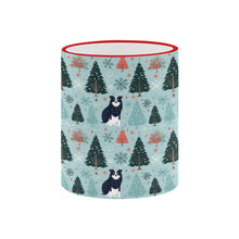 Load image into Gallery viewer, Enchanted Woods Border Collie Christmas Coffee Mug-5