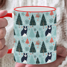 Load image into Gallery viewer, Enchanted Woods Border Collie Christmas Coffee Mug-White4-ONE SIZE-1