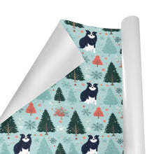 Load image into Gallery viewer, Enchanted Woods Border Collie Christmas Gift Wrapping Paper - 2 Rolls-Christmas Ornament-Border Collie,Christmas,Wrapping Paper-3