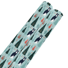 Load image into Gallery viewer, Enchanted Woods Border Collie Christmas Gift Wrapping Paper - 2 Rolls-Christmas Ornament-Border Collie,Christmas,Wrapping Paper-Border Collie-5