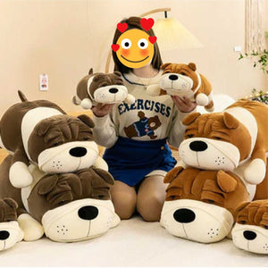 English Bulldog Love Huggable Stuffed Animal Plush Toys-Soft Toy-Dogs, English Bulldog, Home Decor, Stuffed Animal-14