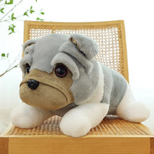 Load image into Gallery viewer, English Bulldog Love Small Plush Toys-Home Decor-Yobush-Small-Blue / Grey-iLoveMy.Pet