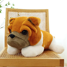 Load image into Gallery viewer, English Bulldog Love Small Plush Toys-Home Decor-Yobush-Small-Red / Dark Brown-iLoveMy.Pet