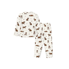 Load image into Gallery viewer, English Bulldog Pajamas for Women - XL Available - Yes I Love Brindle and White English Bulldog-Pajamas-Apparel,Dog Mom Gifts,English Bulldog,Pajamas-8