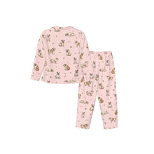 Load image into Gallery viewer, English Bulldog Pajamas for Women - XL Available - Yes I Love Fawn and White English Bulldog-Pajamas-Apparel,Dog Mom Gifts,German Shepherd,Pajamas-10