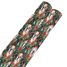 Load image into Gallery viewer, English Bulldog Santa&#39;s Helper Christmas Gift Wrapping Paper - 2 Rolls-Christmas Ornament-Christmas,English Bulldog,Wrapping Paper-English Bulldog-ONE SIZE-5