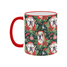 Load image into Gallery viewer, English Bulldog Santa's Helper Christmas Mug-3